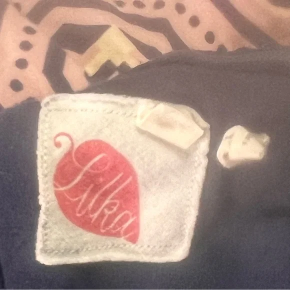 Lilka navy blue medallion print maxi dress - Picture 9 of 10